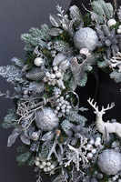 wianek świąteczny Srebrzysta Zima 2