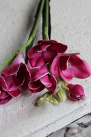 Frezje, gumowe sztuczne kwiaty	