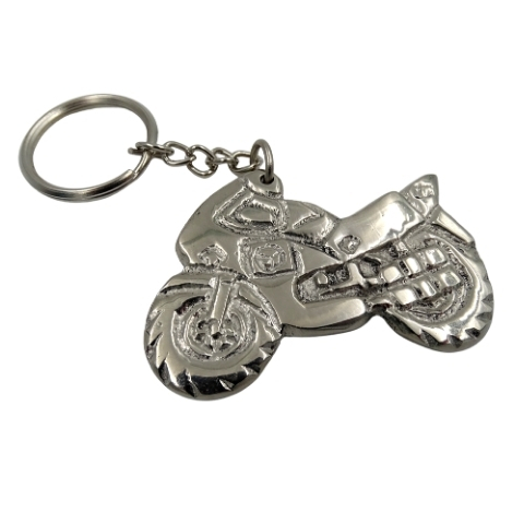 brelok - motocykl metalowy, Rider, dł.9.5cm
