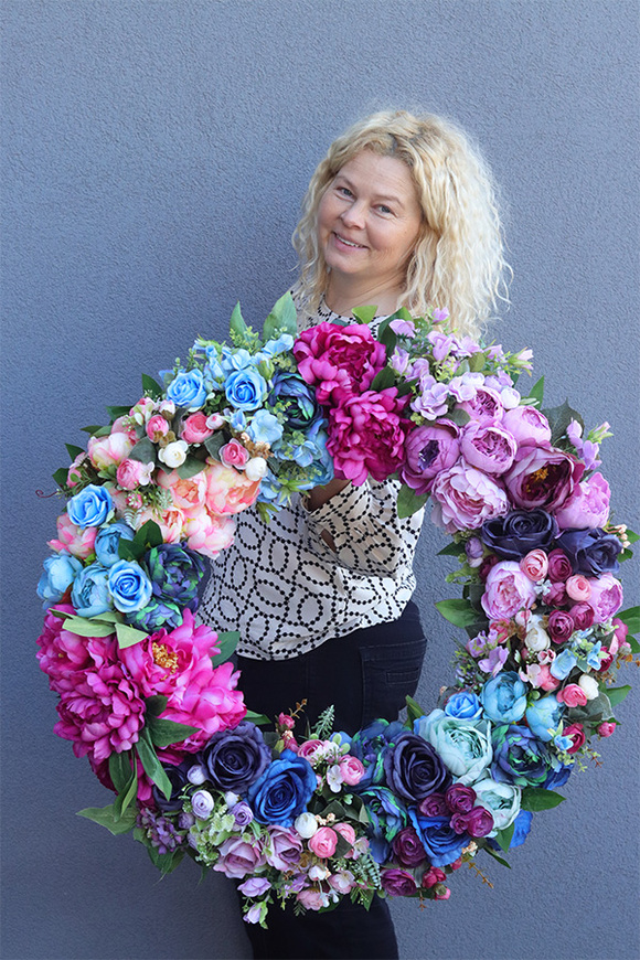 Caryca Big, duży dekoracyjny wianek