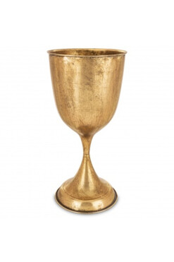 Portodi, elegancki złoty puchar / wazon, wym.56.5x28.5x28.5cm