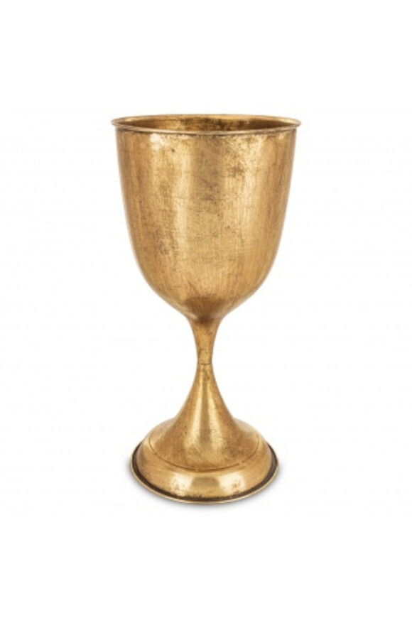 Portodi, elegancki złoty puchar / wazon, wym.56.5x28.5x28.5cm
