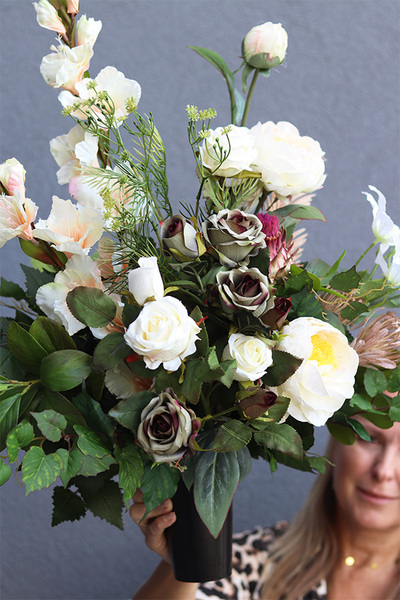 Glorietta, jesienny bukiet nagrobny we wkładzie