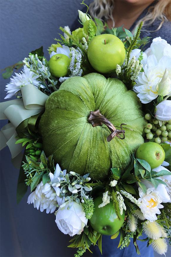 Dyniowy Green 2, jesienny flowerbox