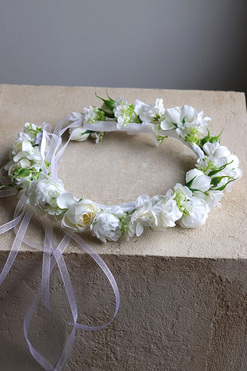 Roseni, komunijny wianek na głowę, rozmiar uniwersalny