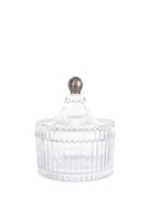 Palermo Crystal Silver dekoracyjny pojemnik amfora