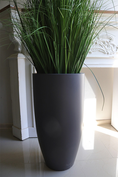 Fiberglass Grey Grass, trawa w donicy fib