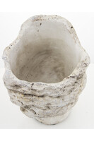 cementowa osłonka / donica, Kobieta D, wym.20x20x14cm