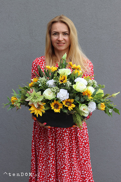 Słoneczne Dni, komplet dekoracji nagrobnych