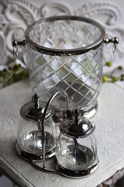 cooler / wiaderko na lód, Lux Villa Silver Glamour