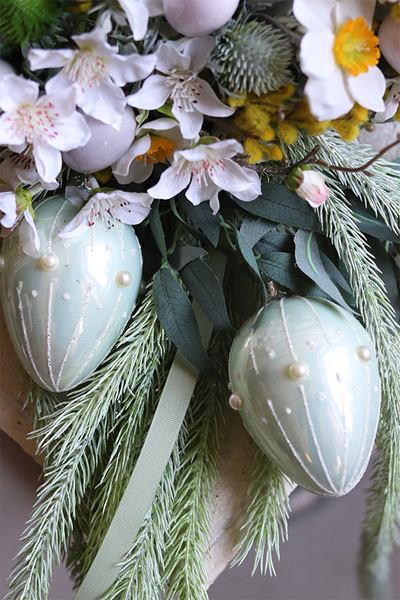 Mint Easter, wielkanocny wianek z zajączkami