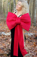 Velvet Papillon, welurowa kokarda pluszowa XL	