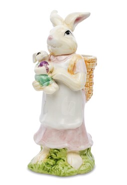 OD RĘKI figurka wielkanocna, Królik z koszyczkiem B, wys.30cm