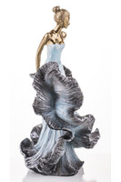 Flamenco, figurka tancerki w błękitnej sukni