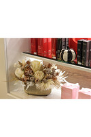 Laguel November, jesienna kompozycja w naczyniu glamour	