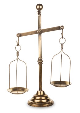 figurka złota Waga, wym.57x40x20cm