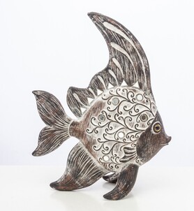 figurka ryba Skalar D ,wym.28.5x21.5x8cm 