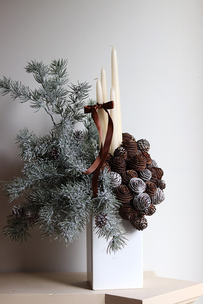 Naturena, świąteczny stroik adwentowy