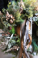 Klucz do Szczęścia, duży wianek zimowy, śr.50cm