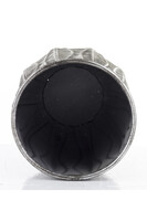 Mardin B, srebrna metalowa donica