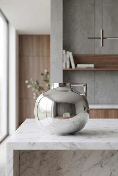 Benne Glamour, wazon ceramiczny z uchem