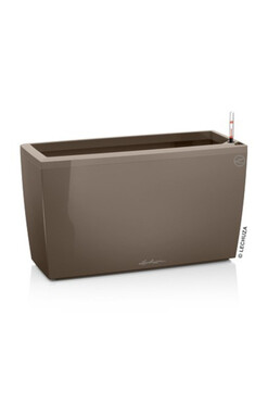 Cararo, donica na kółkach z nawadnianiem, taupe, wym.43x75x30cm