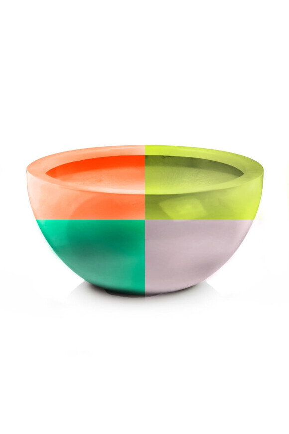 Bowl donica fiberglass w kolorze RAL