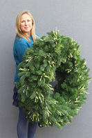 Sopot Green, ogromny zielony wianek świąteczny XXL