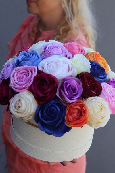 Koloretti, barwny różany flowerbox