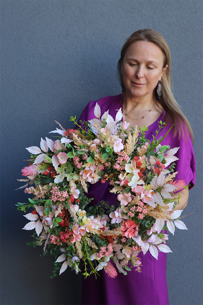  Lusia, kwiatowy wianek dekoracyjny