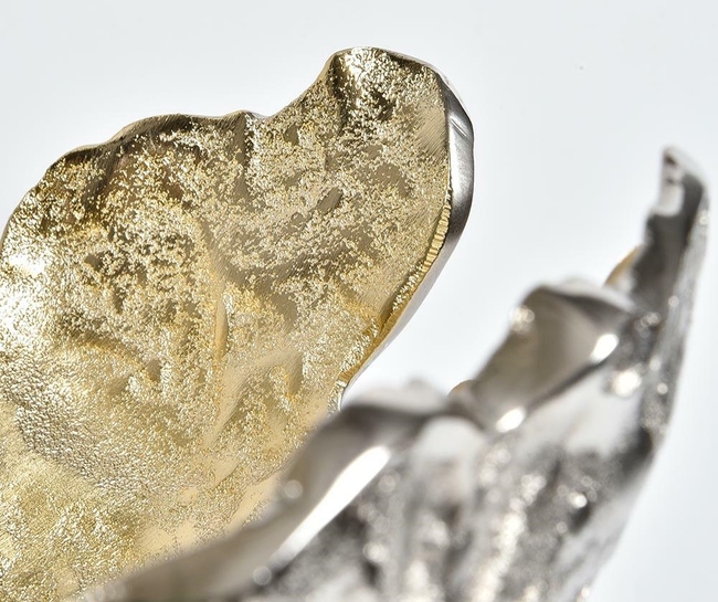 Deluxe Gold misa Liść, wym.44x39x15cm