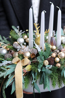 Złote Reny, adwentowy stroik ze świecami