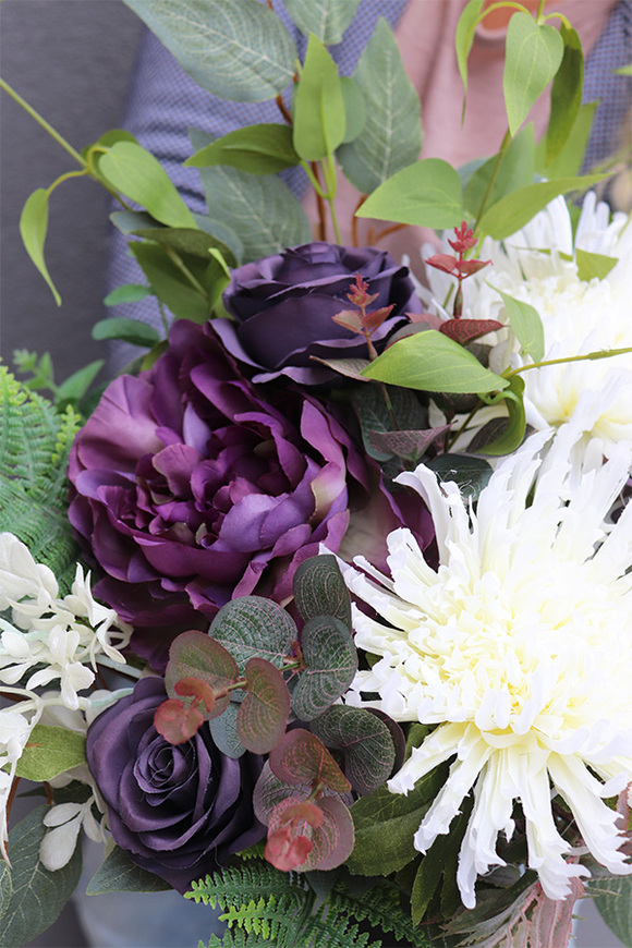 Selenida Lucilea, elegancki bukiet nagrobny, wys.53cm