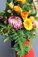 Jesienna Pogoda 2, bukiet nagrobny we wkładzi