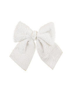 Teddy, futerkowa kokarda zawieszka, kpl.12szt, wym.24x24cm