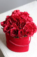 czerwony flowerbox Serce Walenty