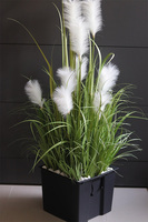 Regina White Saute sztuczna trawa do twojej donicy