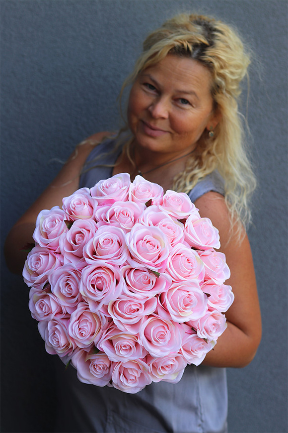 Pink Home Roses, różany flowerbox