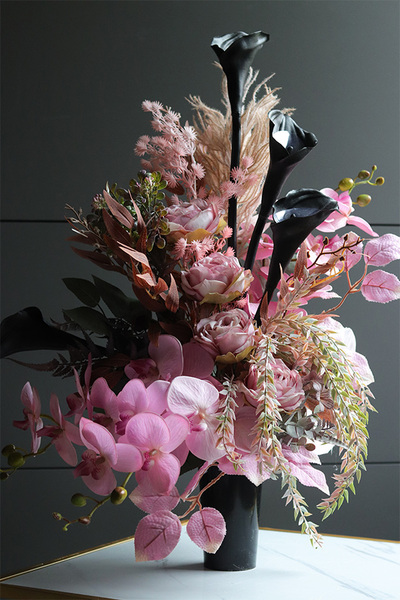 Prometia, nowoczesny bukiet nagrobny we wkładzie