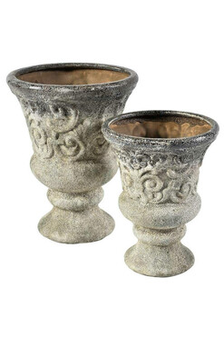 Antique Blue A, ceramiczny, wym.21.5x21.5x28cm