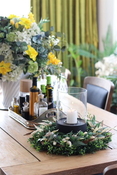 Wielkanocna Grzęda, wiosenny wianek na drzwi