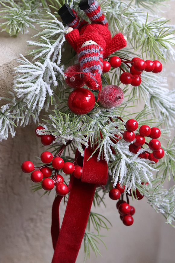 Wśród Skrzatów, girlanda świąteczna z barwinkiem