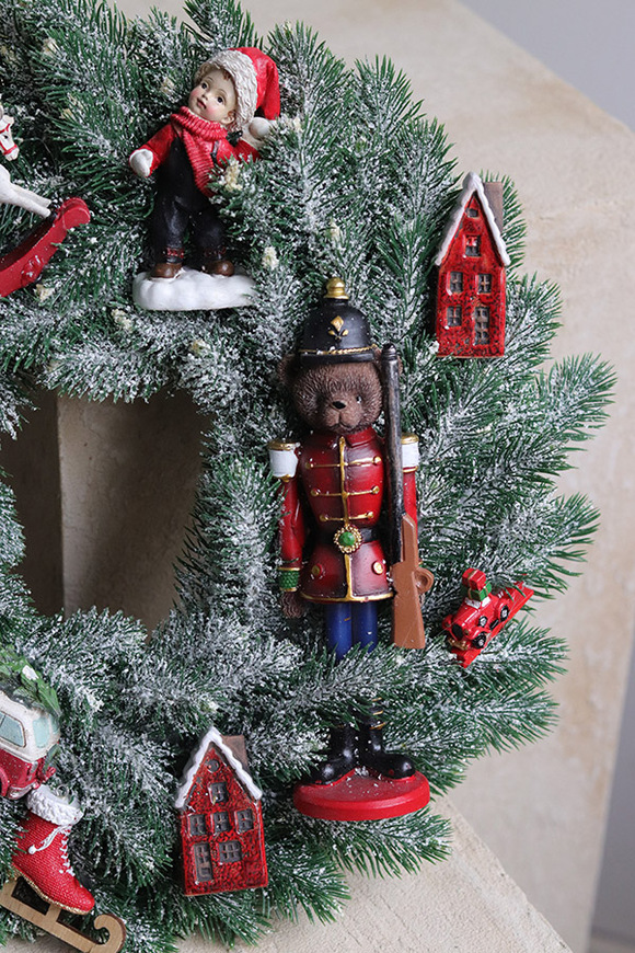 Xmas Land, świąteczny wianek dekoracyjny