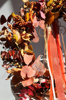 Boho Hreya, dekoracyjny wianek ze stabilizowanych roślin, śr.35cm