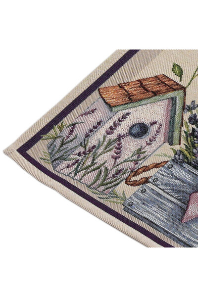 Lawendowa Bajka, bieżnik gobelinowy