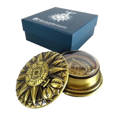Brujula, ekskluzywny kompas solarny z mosiądzu