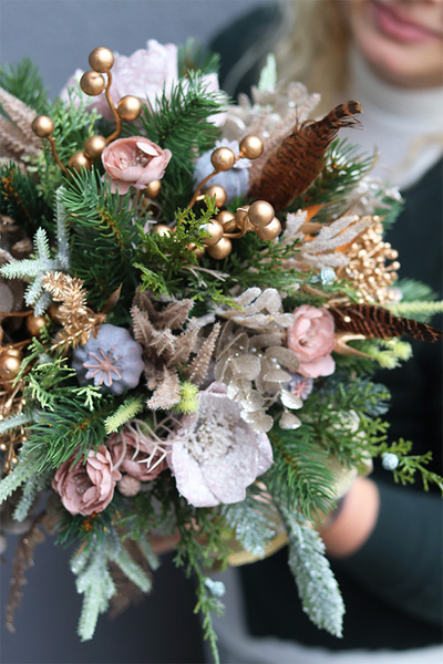 Glamour Luxano, zimowy flowerbox