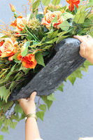 Orangeta Volcan, wiązanka nagrobna na ciężkiej tacy