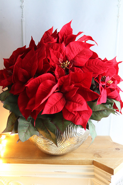 Gwiazda Betlejemska Deluxe, wysokiej jakości sztuczna roślina