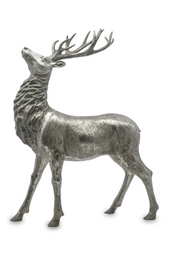 Jeleń Srebrny figurka, wym. 65x47x14cm